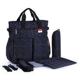 Sac à langer tendance bleu marine