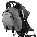 Sac a dos a langer homme avec attache poussette