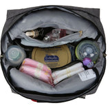 Vue Interieur sac à langer sac à dos rempli